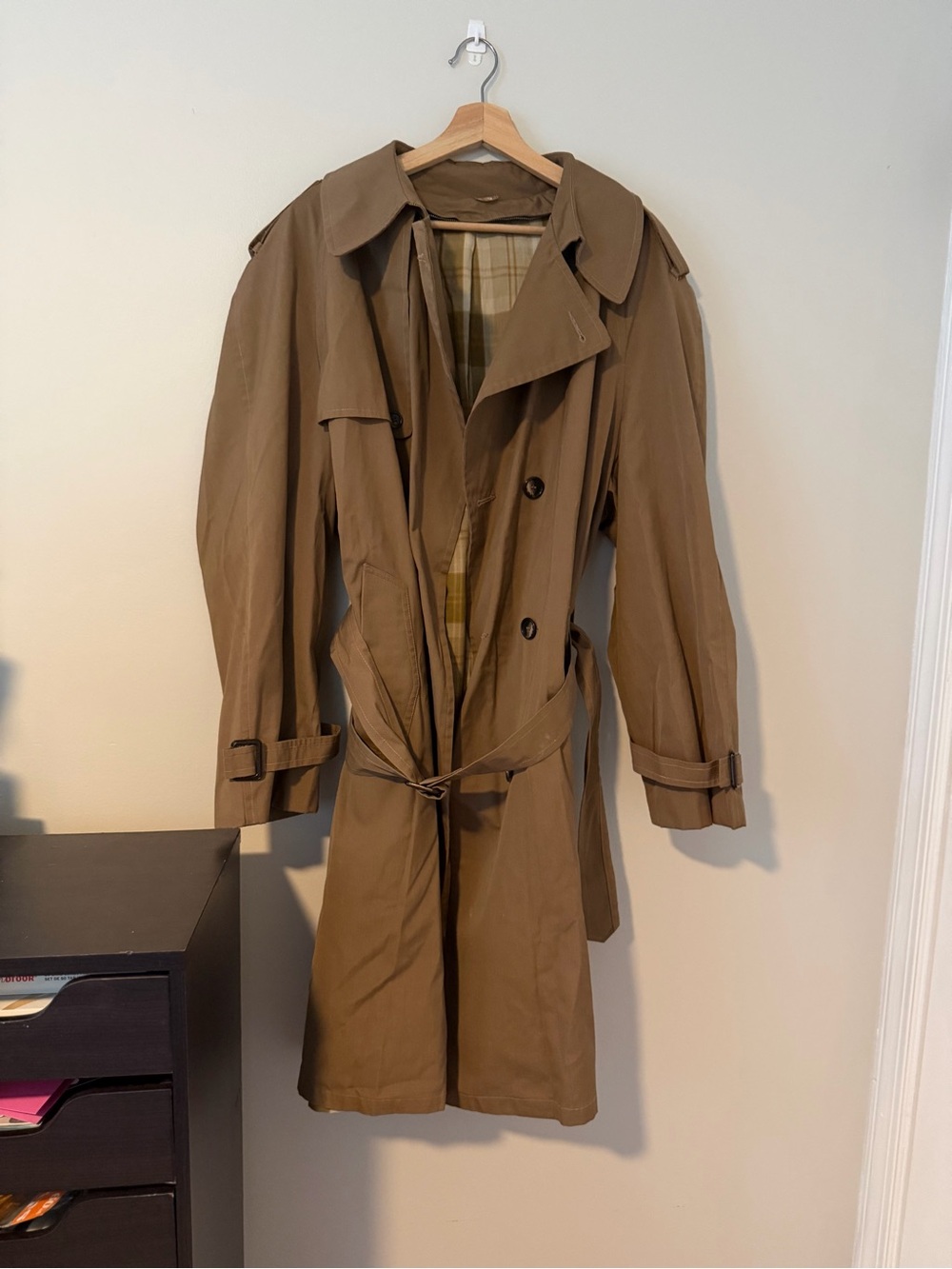 Classic Men's Brown Trench Coat - Timeless Outerwear